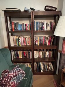 General-Hardcover-Book-Collection-and-Wooden-Bookshelf