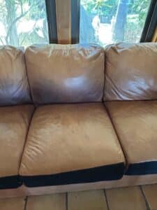 Leather-and-Fabric-Three-Seater-Sofa-third-image