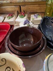 Marcrest-Daisy-Dot-Brown-Glazed-Ceramic-Nesting-Mixing-Bowl-Set