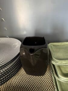 Mid-Century-Modern-Black-Ceramic-Pitcher