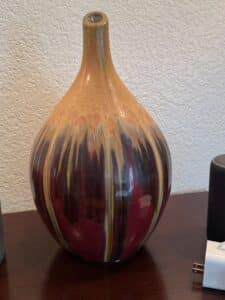 Mid-Century-Modern-Earth-Tone-Drip-Glaze-Studio-Pottery-Vase