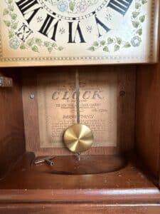 New-England-Clock-Company-Floral-Wall-Clock-second-image