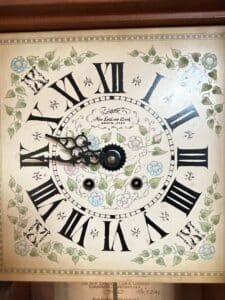 New-England-Clock-Company-Floral-Wall-Clock-third-image