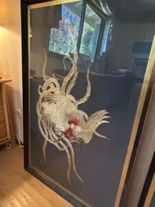 Pair-of-Vintage-Chinese-Silk-Embroidered-Rooster-Panels-third-image