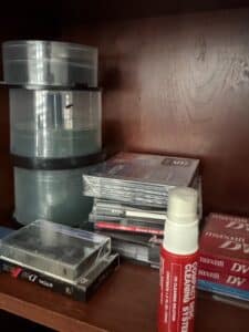 Vintage-Blank-Media-Lot-TDK-Maxell-Cleaning-Kit