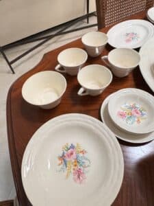 Vintage-Homer-Laughlin-Virginia-Rose-Dinnerware