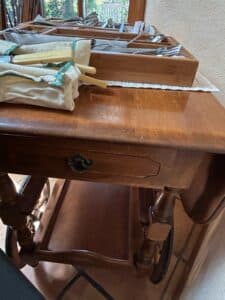Vintage-Kling-Colonial-Drop-Leaf-Bar-Cart-third-image