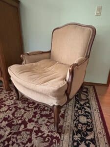 Vintage-Louis-XV-Style-Bergere-Armchair-fourth-image