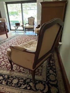 Vintage-Louis-XV-Style-Bergere-Armchair-third-image