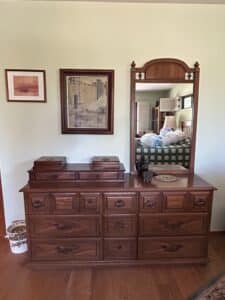 Vintage-Oak-Bedroom-Dresser-with-Mirror-and-Hutch-Top-by-Thomasville