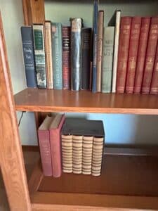 Vintage-Oak-Bookcase-with-Collection-of-Classic-Literature-fifth-image
