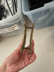 Vintage-Ornate-Brass-Napkin-or-Letter-Holder-second-image