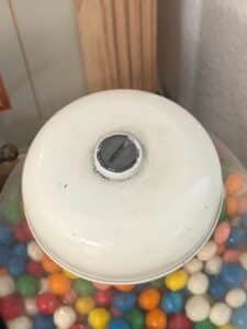 Vintage-Style-White-Gumball-Machine-third-image