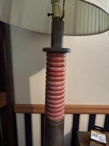 Vintage-Turned-Wood-Column-Floor-Lamp-by-Charles-Dudouyt-third-image