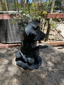 Whimsical-Frog-with-Umbrella-Garden-Statue-third-image