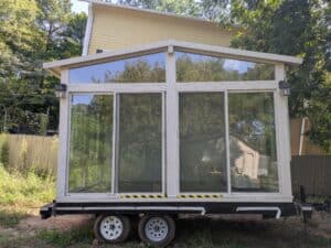 Aluminum Built She-Shed **Trailer is NOT included**