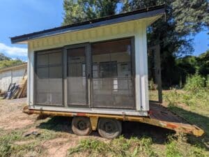 Stick-Built She-Shed **Trailer is NOT included**