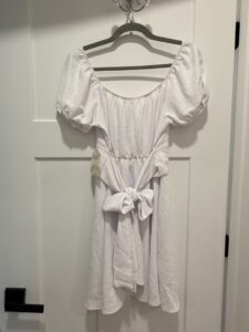 Altard-State-White-Puff-Sleeve-Crisscross-Waist-Mini-Dress-second-image