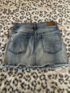 American-Eagle-Outfitters-Distressed-Denim-Mini-Skirt-third-image