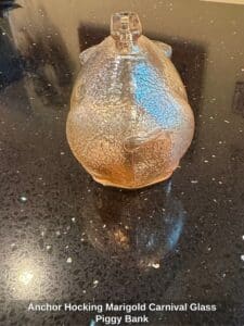 Anchor-Hocking-Marigold-Carnival-Glass-Piggy-Bank-third-image