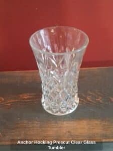 Anchor-Hocking-Prescut-Clear-Glass-Tumbler