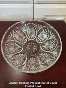Anchor-Hocking-Prescut-Star-of-David-Footed-Bowl
