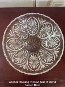 Anchor-Hocking-Prescut-Star-of-David-Footed-Bowl-second-image