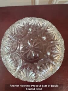 Anchor-Hocking-Prescut-Star-of-David-Footed-Bowl-third-image
