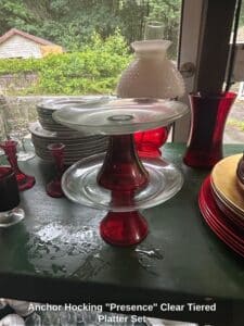 Anchor-Hocking-Presence-Clear-Tiered-Platter-Set-second-image