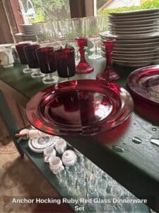 Anchor-Hocking-Ruby-Red-Glass-Dinnerware-Set