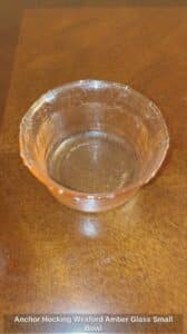 Anchor-Hocking-Wexford-Amber-Glass-Small-Bowl