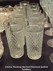 Anchor-Hocking-Wexford-Diamond-Quilted-Tumblers