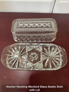 Anchor-Hocking-Wexford-Glass-Butter-Dish-with-Lid-second-image