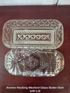Anchor-Hocking-Wexford-Glass-Butter-Dish-with-Lid-third-image