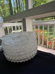 Anchor-Hocking-Wexford-Pattern-Glassware-Set