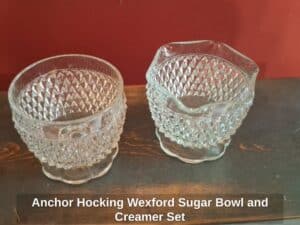 Anchor-Hocking-Wexford-Sugar-Bowl-and-Creamer-Set
