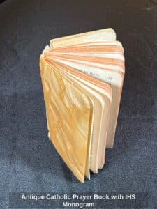 Antique-Catholic-Prayer-Book-with-IHS-Monogram-third-image