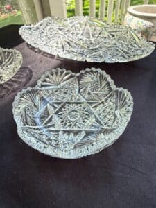 Antique-Cut-Glass-Pitcher-and-Bowls-Set