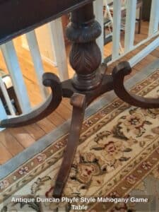 Antique-Duncan-Phyfe-Style-Mahogany-Game-Table-second-image