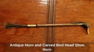 Antique-Horn-and-Carved-Bird-Head-Shoe-Horn