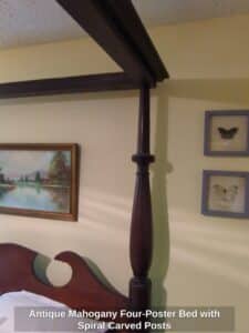 Antique-Mahogany-Four-Poster-Bed-with-Spiral-Carved-Posts-sixth-image