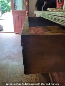 Antique-Oak-Sideboard-with-Carved-Panels-second-image