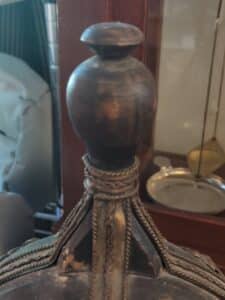 Antique-Ottoman-Islamic-Flask-or-Canteen-with-St.-George-Motif-fourth-image