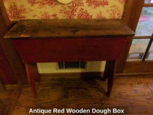 Antique-Red-Wooden-Dough-Box