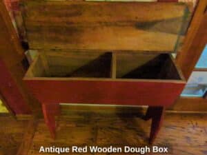 Antique-Red-Wooden-Dough-Box-second-image