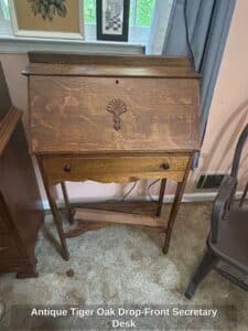 Antique-Tiger-Oak-Drop-Front-Secretary-Desk-third-image