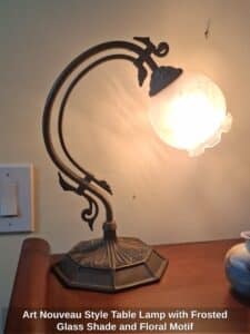 Art-Nouveau-Style-Table-Lamp-with-Frosted-Glass-Shade-and-Floral-Motif