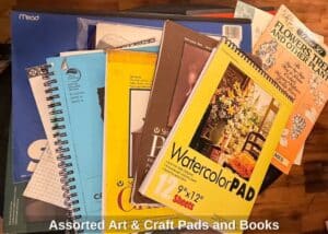 Assorted-Art-Craft-Pads-and-Books