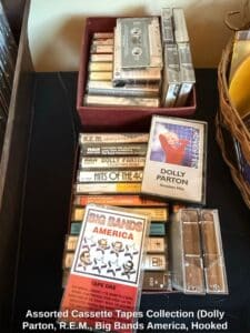 Assorted-Cassette-Tapes-Collection-Dolly-Parton-R.E.M.-Big-Bands-America-Hooked-on-Classics-Hits-of-the-s