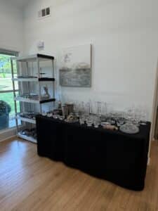 Assorted-Crystal-and-Silver-Plated-Barware-and-Serving-Pieces